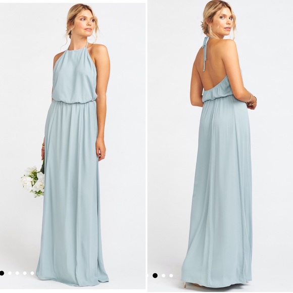 Show Me Your MuMu Heather Halter Dress XS - Picture 1 of 10